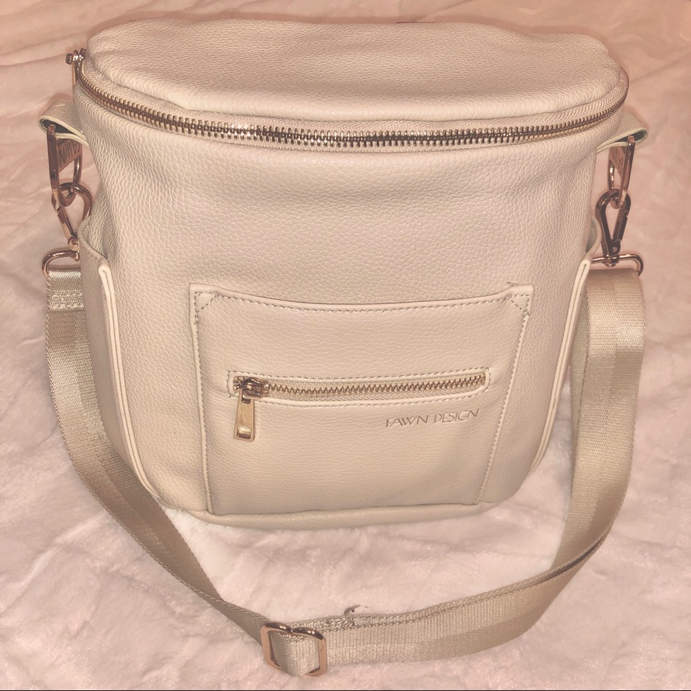Fawn Mini Diaper Bag Purse Cream Retired